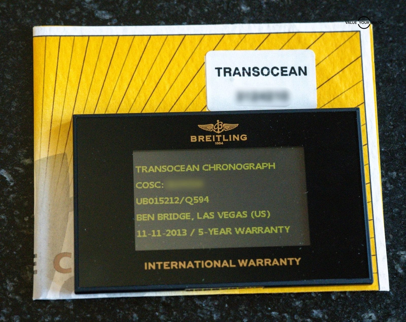 Breitling Transocean Chronograph 43mm Rose Gold Complete Set Bronze Dial UB0152 - Image 18