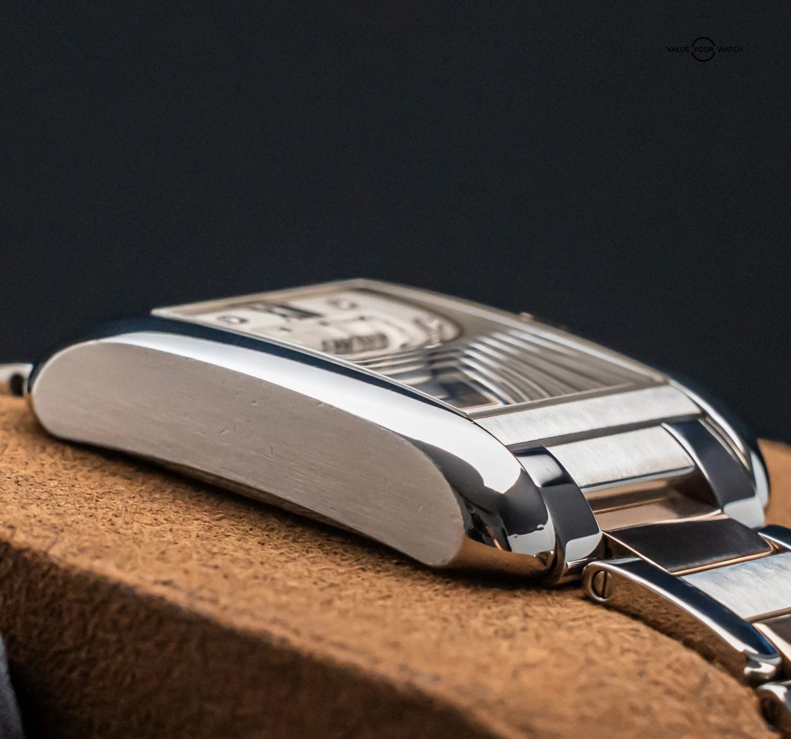 Cartier Tank Anglaise Large Model $14K MSRP Rose Gold Diamond Dial Auto WT100034 - Image 11