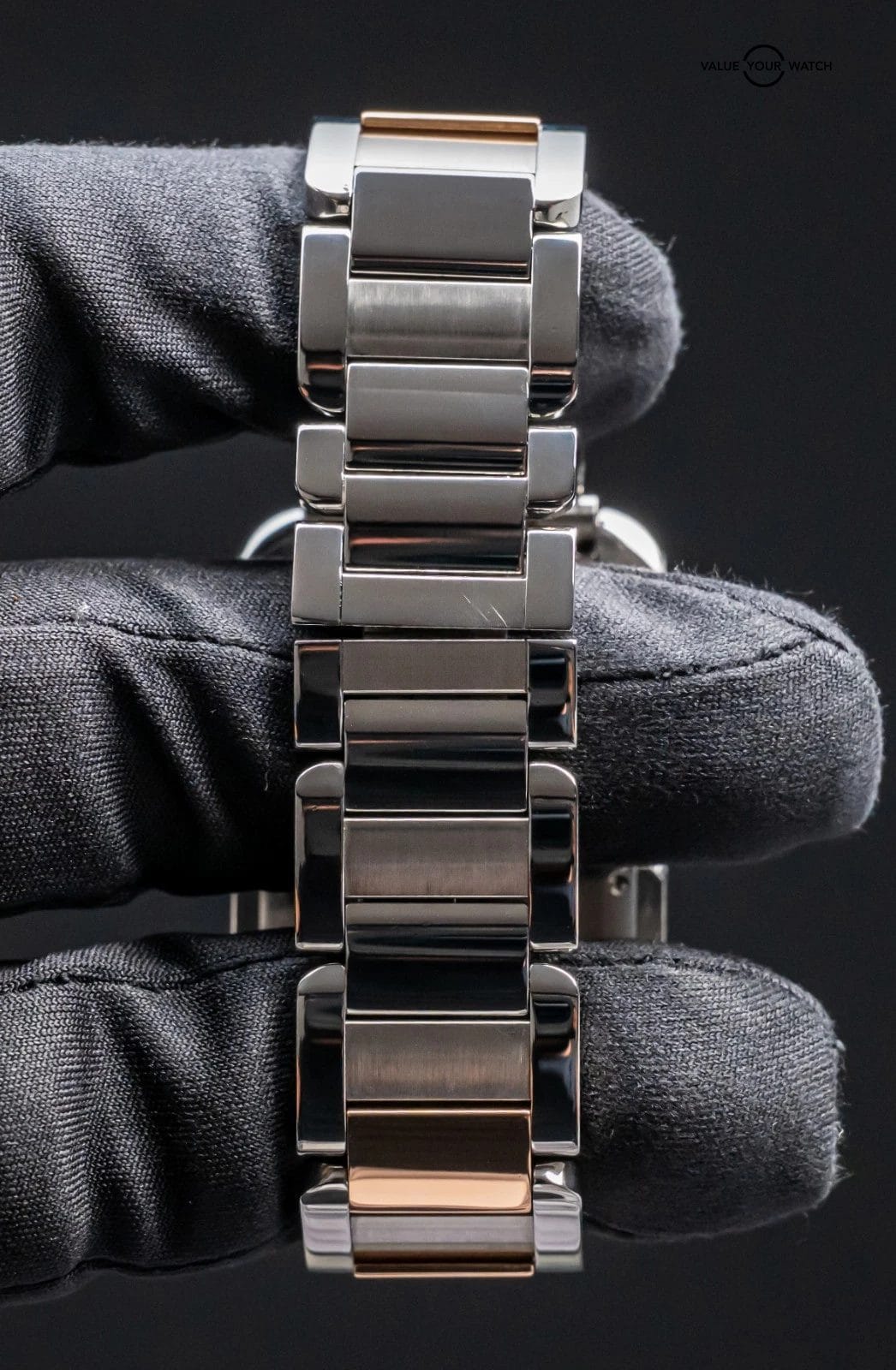 Cartier Tank Anglaise Large Model $14K MSRP Rose Gold Diamond Dial Auto WT100034 - Image 14