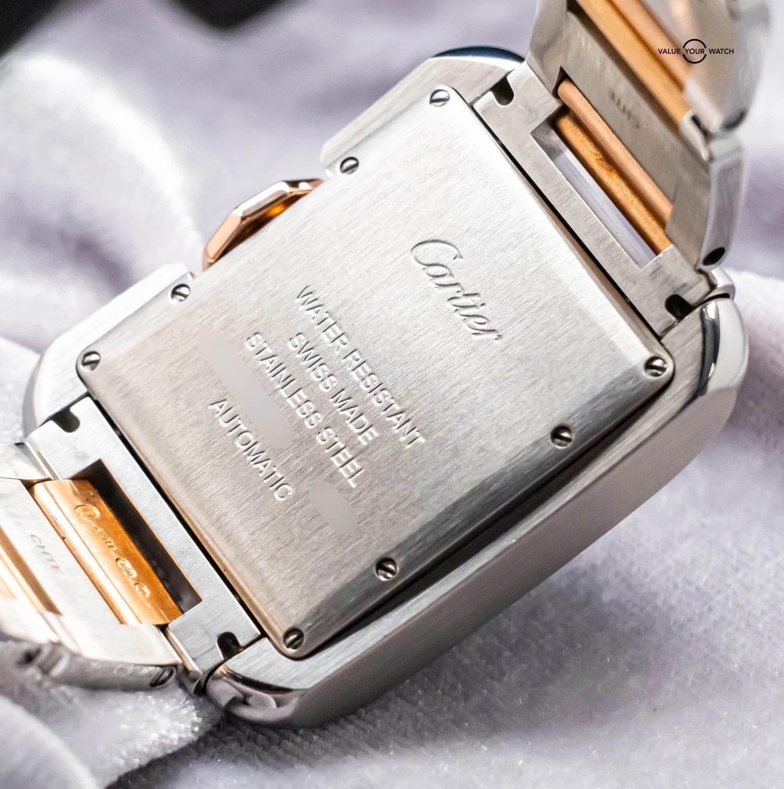 Cartier Tank Anglaise Large Model $14K MSRP Rose Gold Diamond Dial Auto WT100034 - Image 15