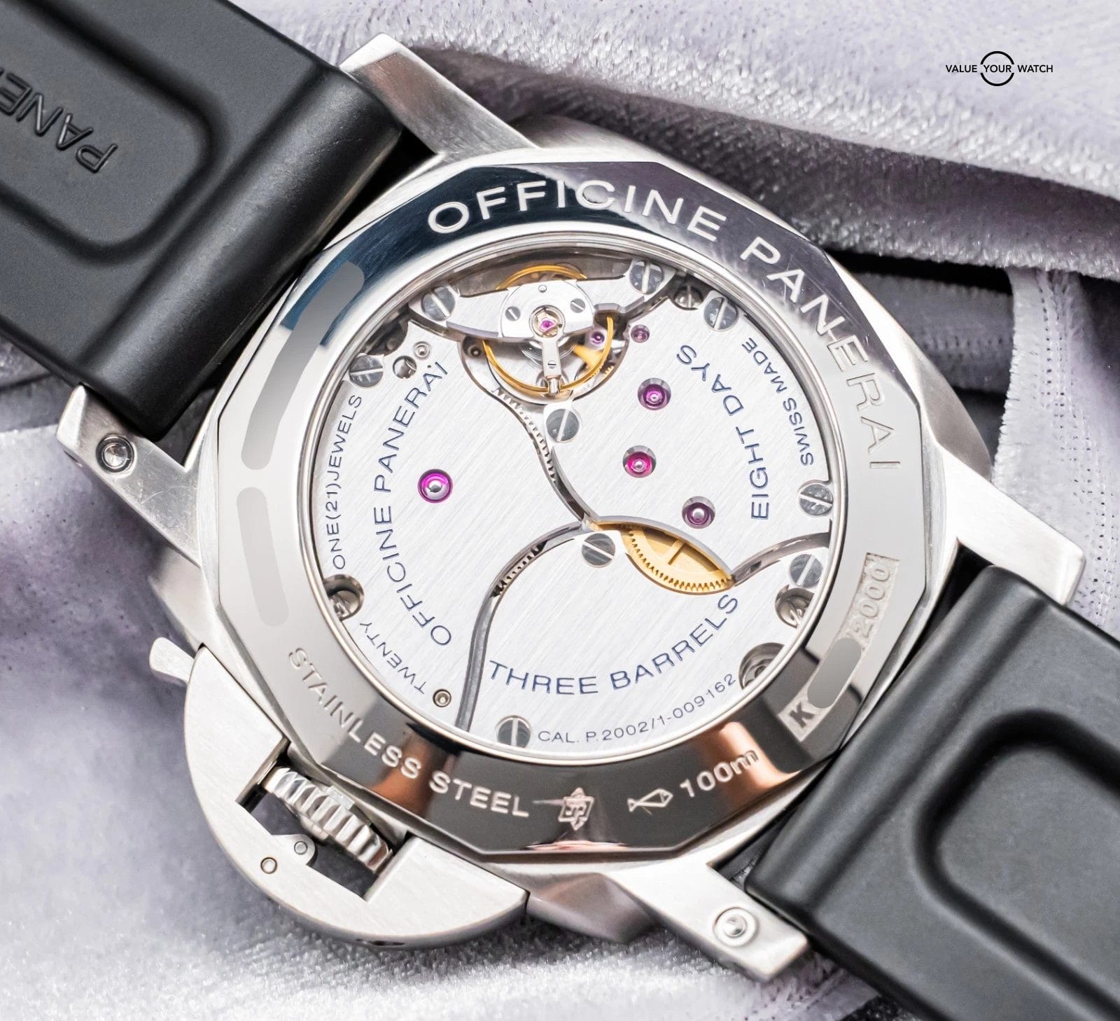 Panerai 233 Luminor 8 Days GMT $12K MSRP Black Dial PAM00233 PAM233 PAM 00233 - Image 9