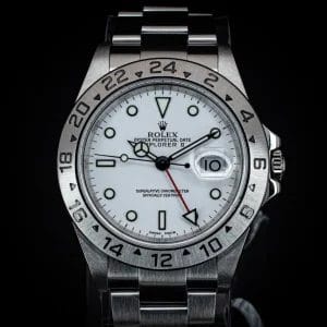 Rolex Explorer II 40mm Polar White Dial, Ref. 16570 w/ B&P