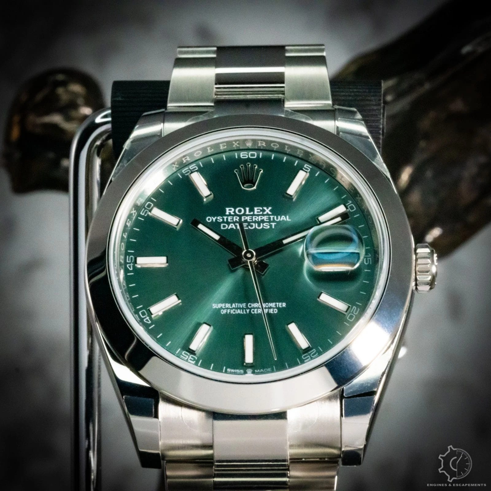 Rolex Datejust 41 Green Dial - Full Set - 126300 - Image 3