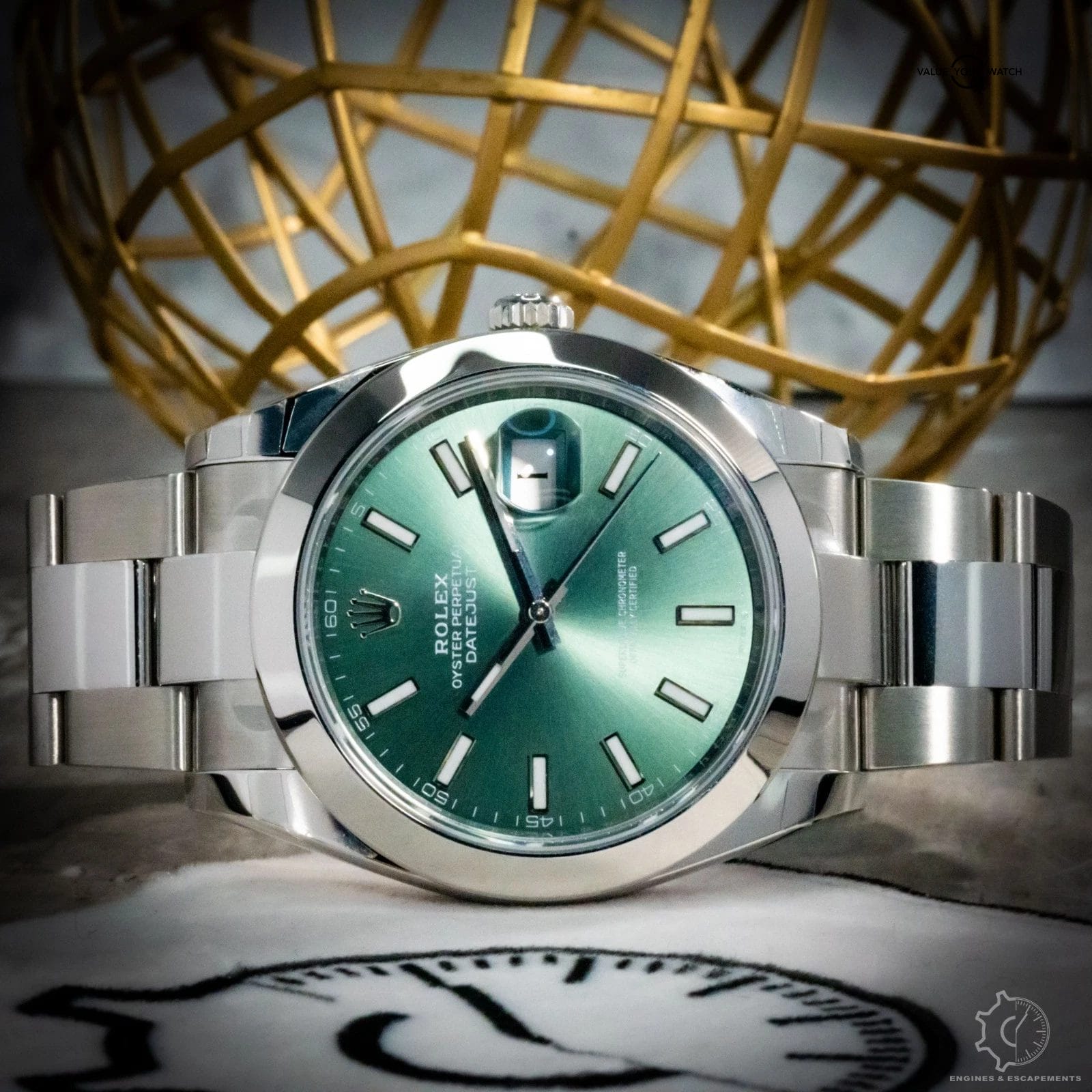 Rolex Datejust 41 Green Dial - Full Set - 126300 - Image 5