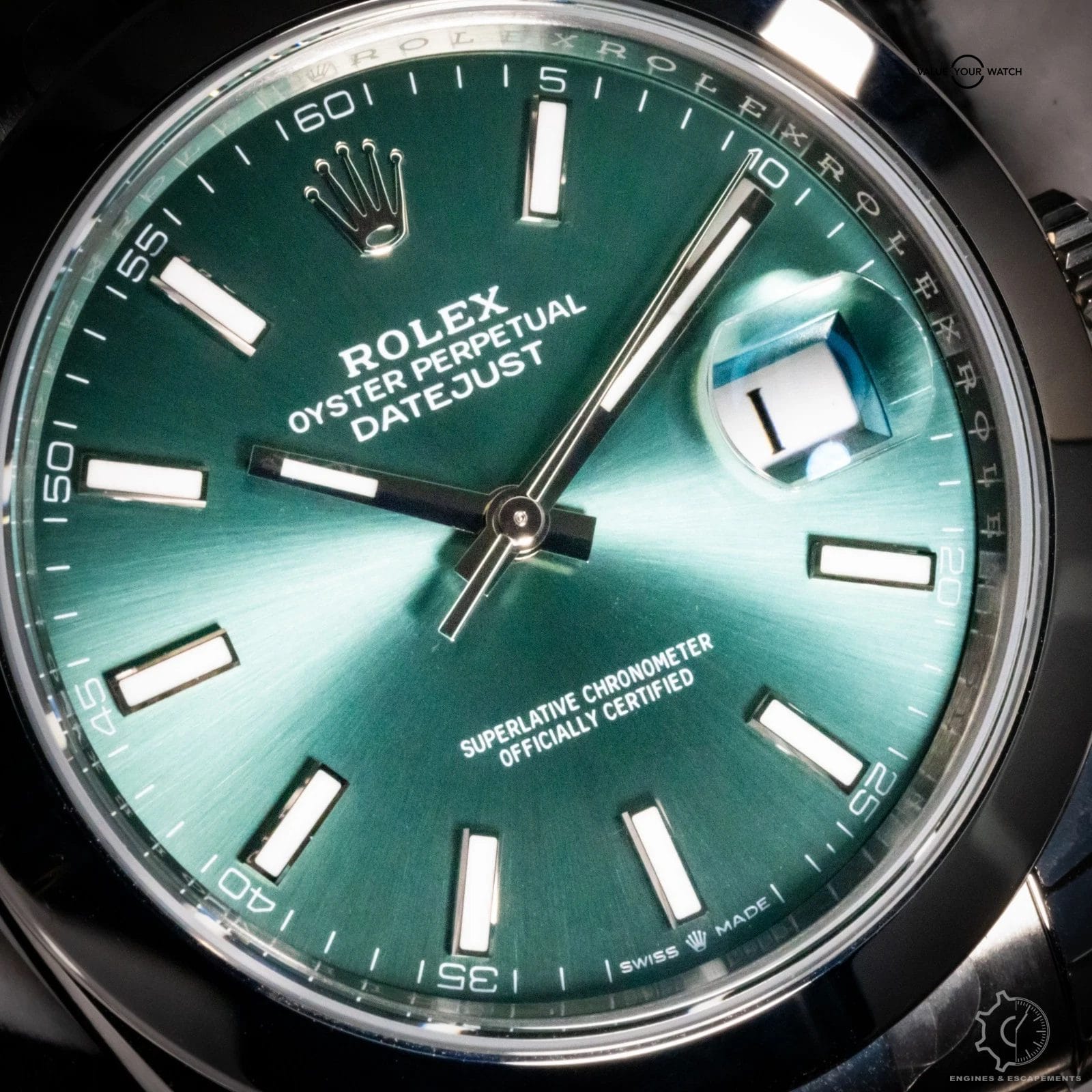 Rolex Datejust 41 Green Dial - Full Set - 126300 - Image 11