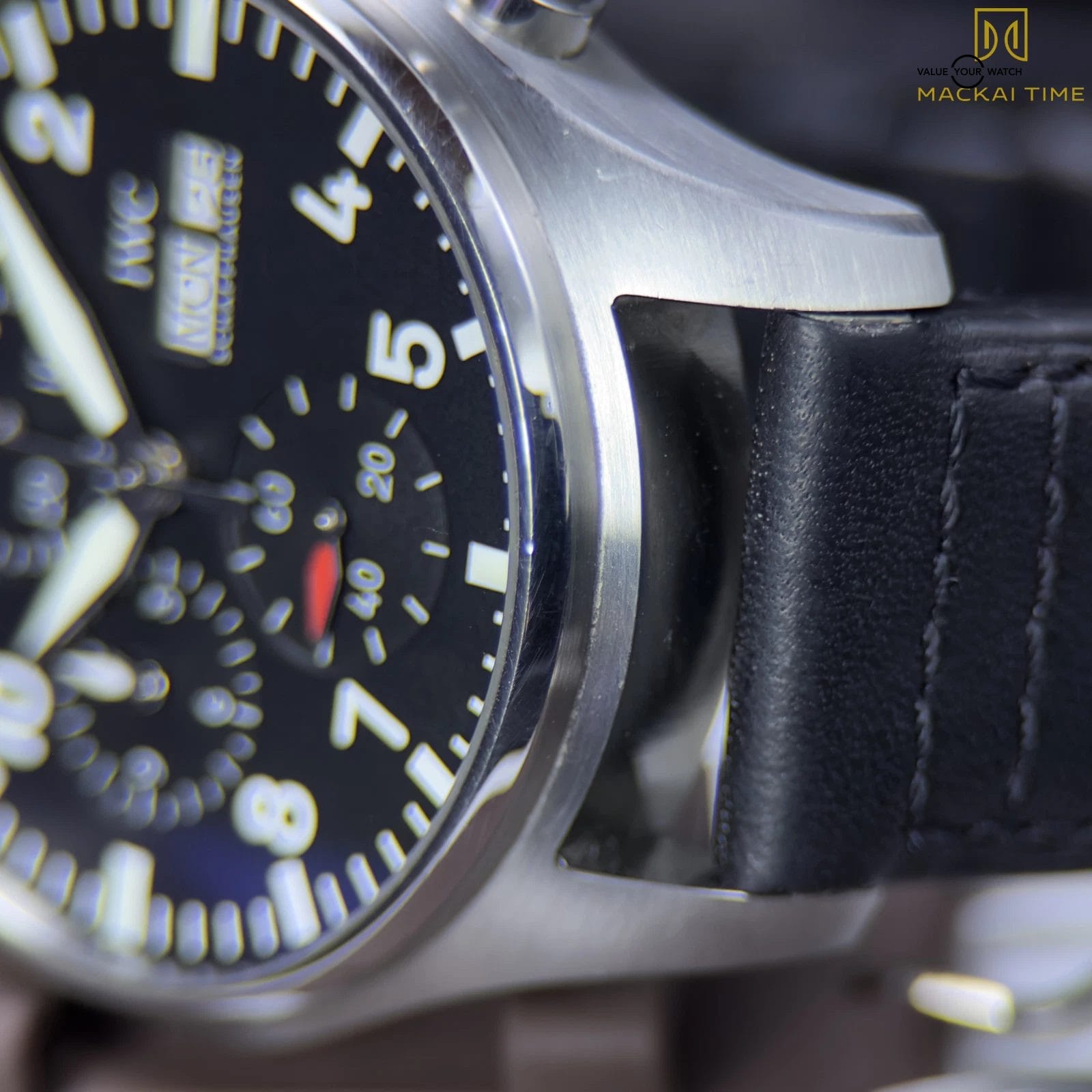 IWC Pilot's Chronograph Day/ Date 2022 Full Set IW378001 Extra Strap Black Watch - Image 16