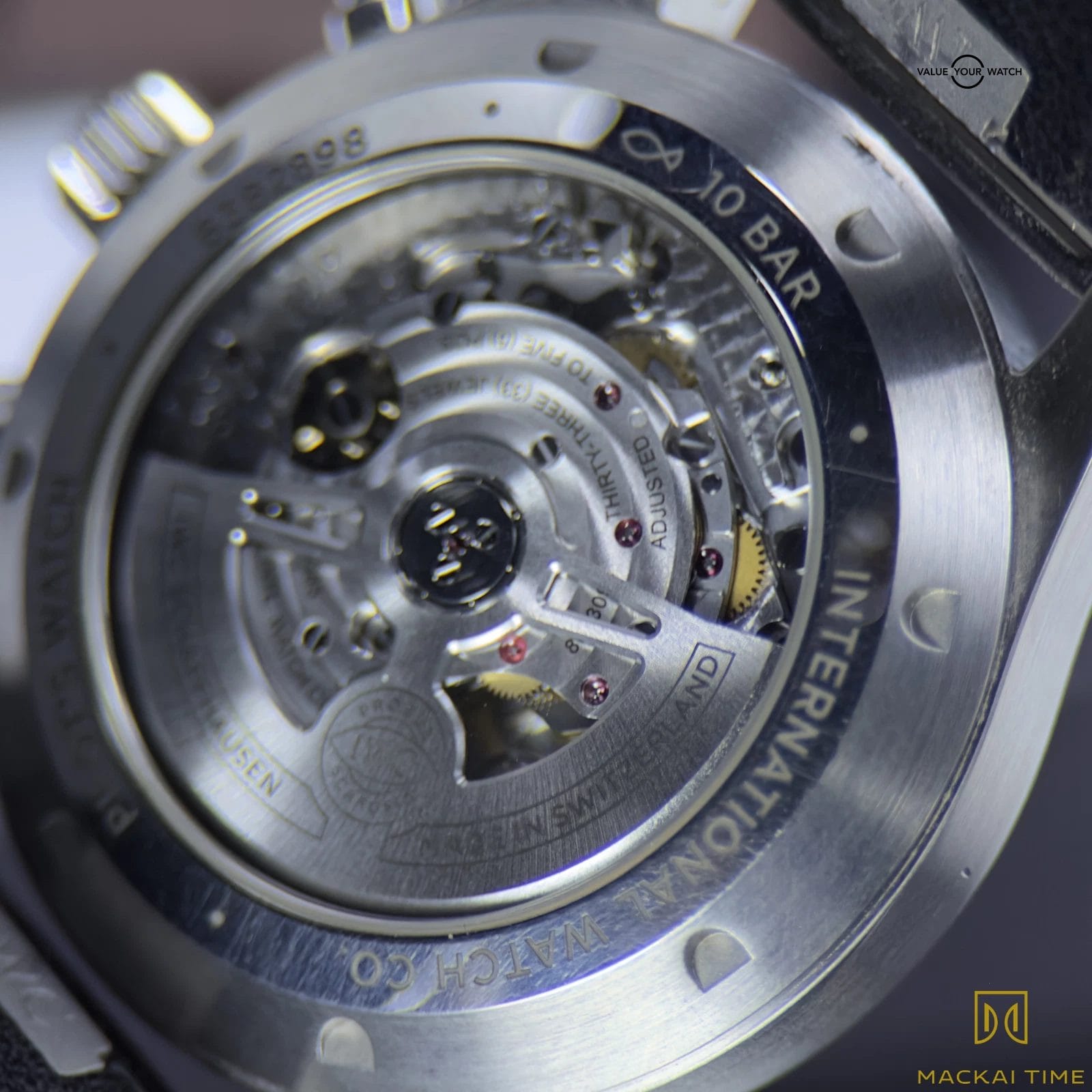 IWC Pilot's Chronograph Day/ Date 2022 Full Set IW378001 Extra Strap Black Watch - Image 12