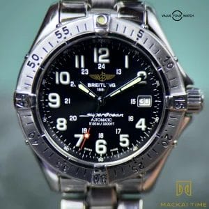 Breitling Superocean A17040 – Watch / Papers / Travel Case – Excellent Condition