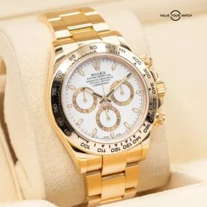 Rolex Daytona in Yellow Gold, white dial 2017 full set! Ref. 116508