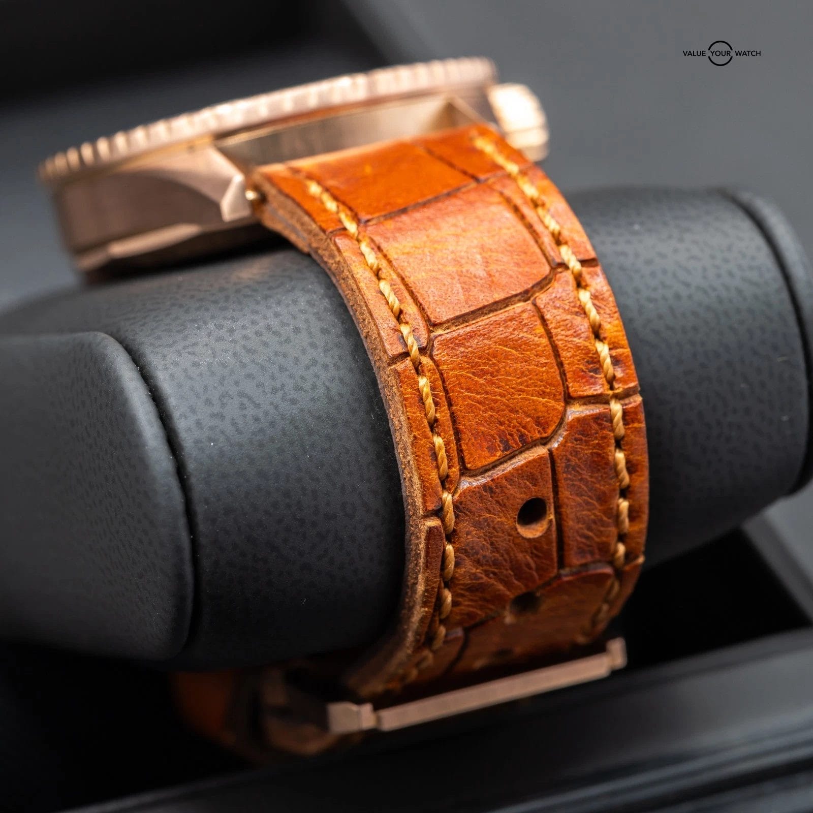 Blancpain Fifty Fathoms Bathyscaphe 43mm Rose Gold blue Full set extra straps! - Image 10