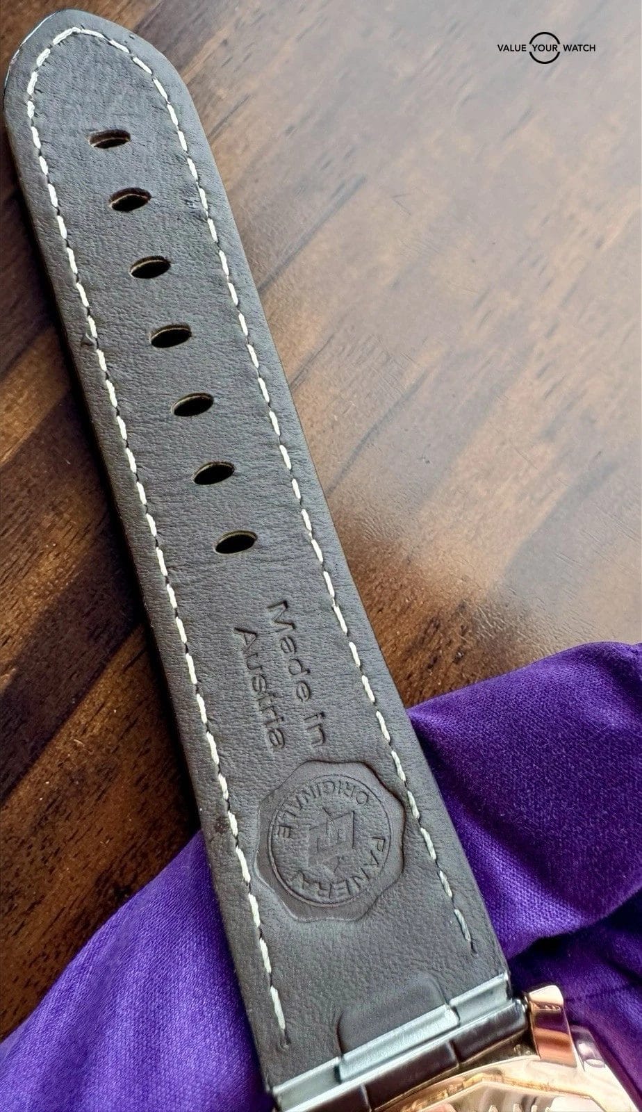 Panerai Radiomir 1940 Rose Gold Brown Dial 42mm PAM 513 New OEM Strap w/ Papers - Image 11