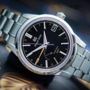 Grand Seiko “Kanro” | Ref. SBGE271 | Spring Drive GMT Seasons Collection | Black Dial | 40mm | Stainless Steel | 2022 | Full Set |