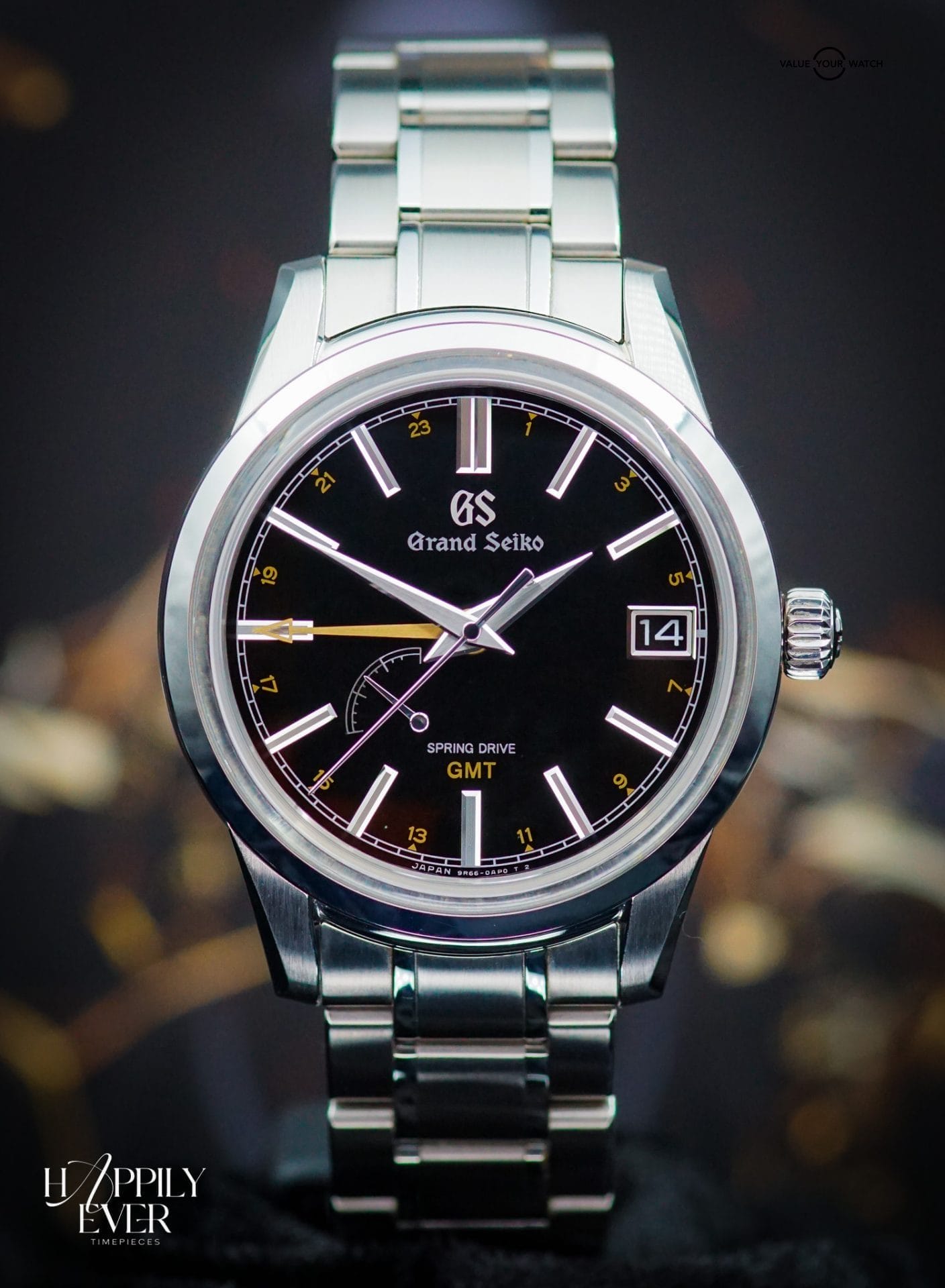 Grand Seiko “Kanro” | Ref. SBGE271 | Spring Drive GMT Seasons Collection | Black Dial | 40mm | Stainless Steel | 2022 | Full Set | - Image 4