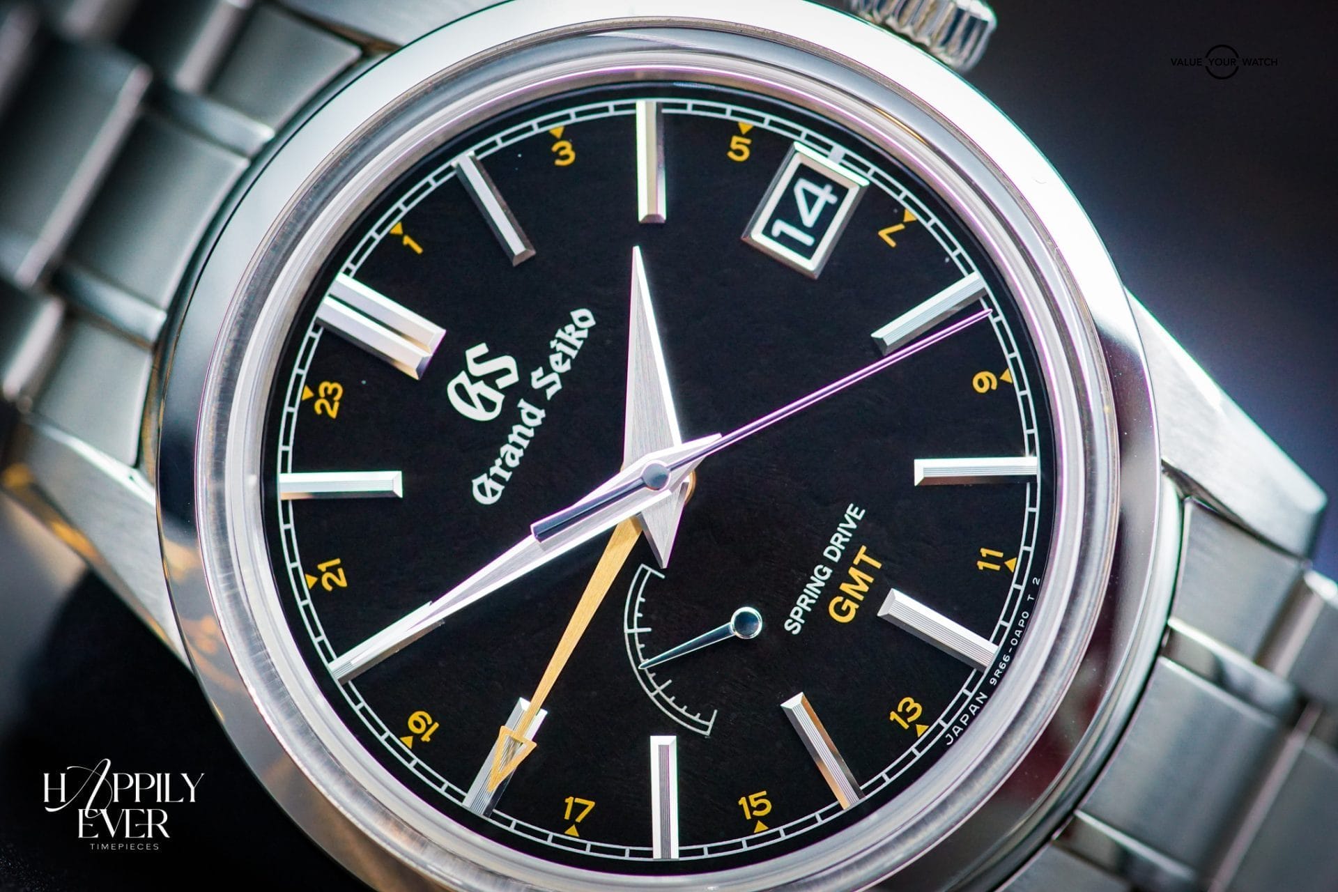 Grand Seiko “Kanro” | Ref. SBGE271 | Spring Drive GMT Seasons Collection | Black Dial | 40mm | Stainless Steel | 2022 | Full Set | - Image 7