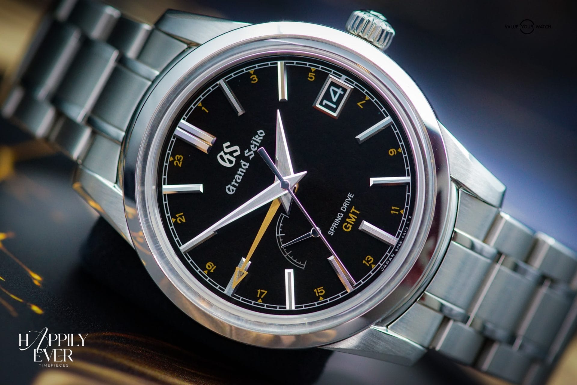 Grand Seiko “Kanro” | Ref. SBGE271 | Spring Drive GMT Seasons Collection | Black Dial | 40mm | Stainless Steel | 2022 | Full Set | - Image 8