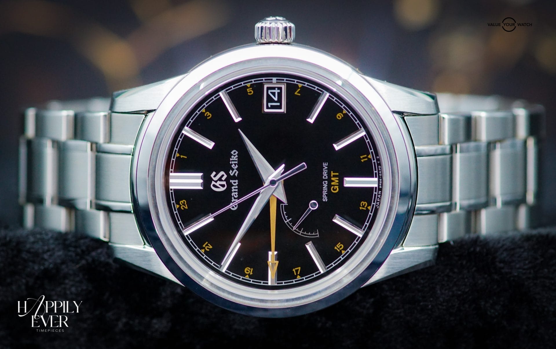 Grand Seiko “Kanro” | Ref. SBGE271 | Spring Drive GMT Seasons Collection | Black Dial | 40mm | Stainless Steel | 2022 | Full Set | - Image 9