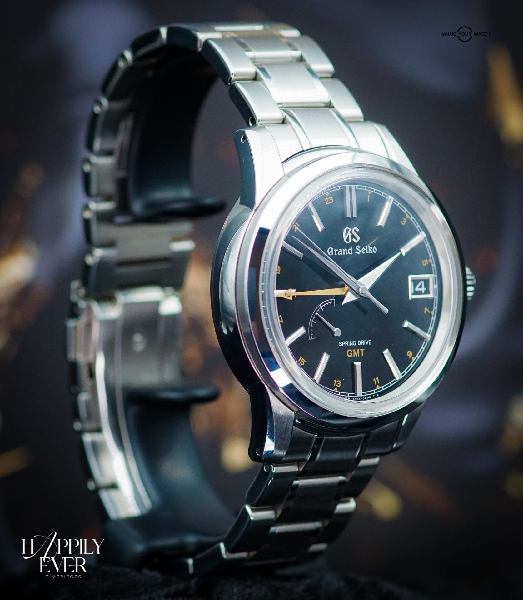 Grand Seiko “Kanro” | Ref. SBGE271 | Spring Drive GMT Seasons Collection | Black Dial | 40mm | Stainless Steel | 2022 | Full Set | - Image 10