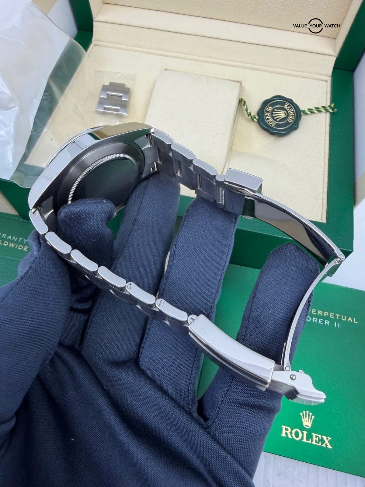 Rolex Explorer II 42mm Stainless Steel White Dial & Steel Bezel 226570 Box - Image 7