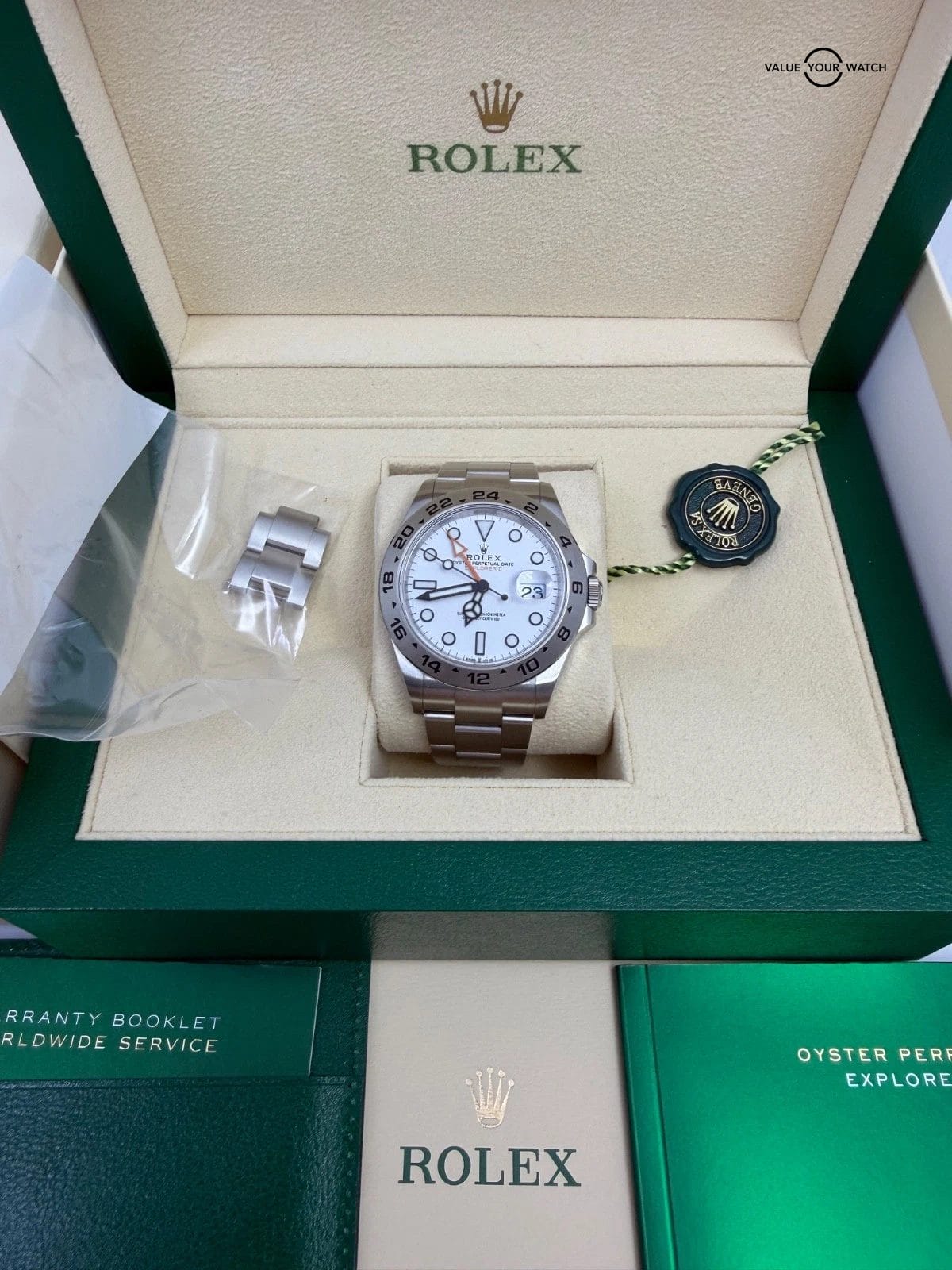 Rolex Explorer II 42mm Stainless Steel White Dial & Steel Bezel 226570 Box - Image 10