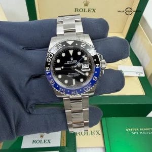 2019 MINT Papers Rolex GMT Master II 116710 BLNR Steel Ceramic Batman Blue Black