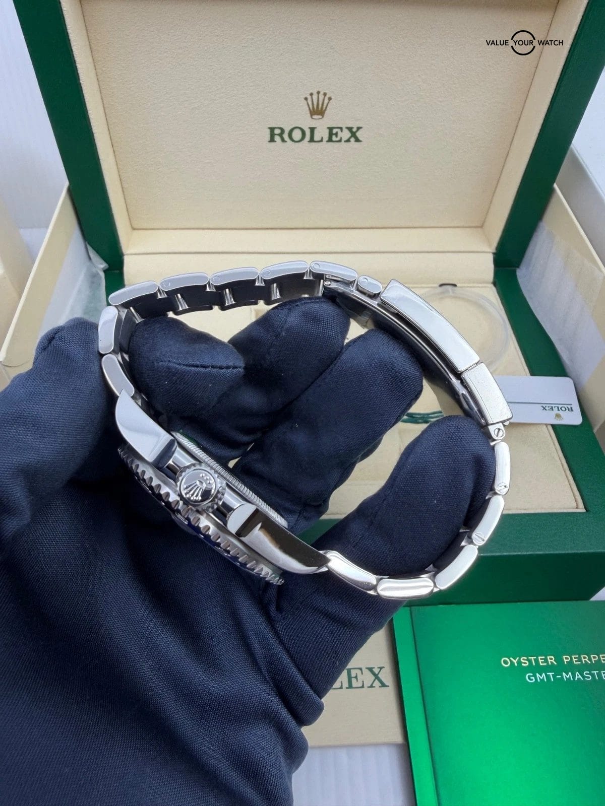 2019 MINT Papers Rolex GMT Master II 116710 BLNR Steel Ceramic Batman Blue Black - Image 6