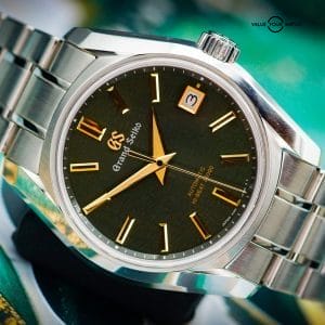 Grand Seiko “Rikka” | Ref. SBGH271 | Hi-Beat 36000 Seasons Collection | Green Dial | 40mm | Stainless Steel | 2022 | Full Set |