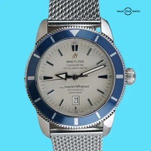Breitling Superocean 46mm Heritage A17320 Cream Dial, Steel Bracelet,Extra Strap