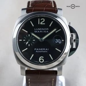 Panerai Luminor Marina 40mm – PAM00048 – Three OEM Straps, Date, Seconds & More