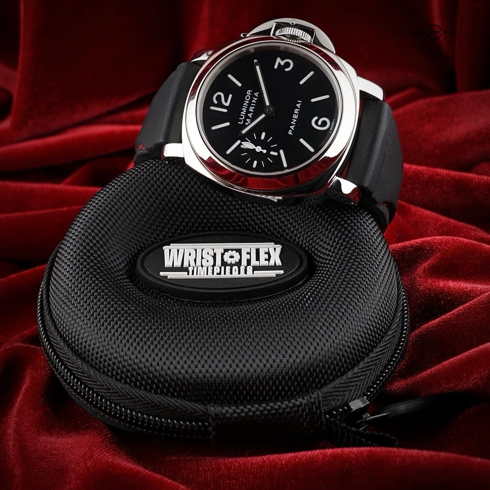 Panerai Luminor PAM00111 Black Dial 44mm -3 Straps Rubber & Leather, Box & Books - Image 12