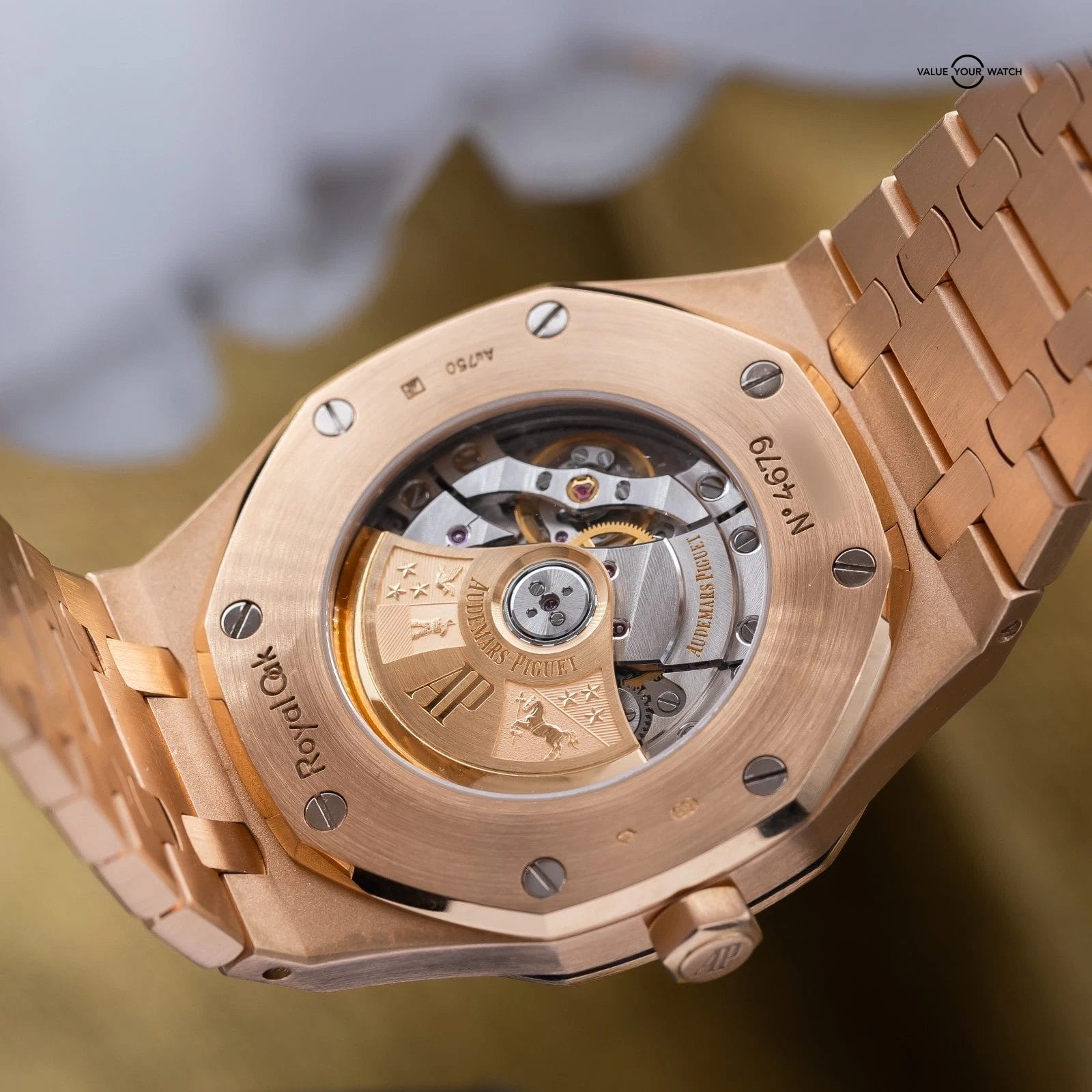 Audemars Piguet Royal Oak 41mm AP 15400OR Rose Gold Black Dial Full Set - Image 6