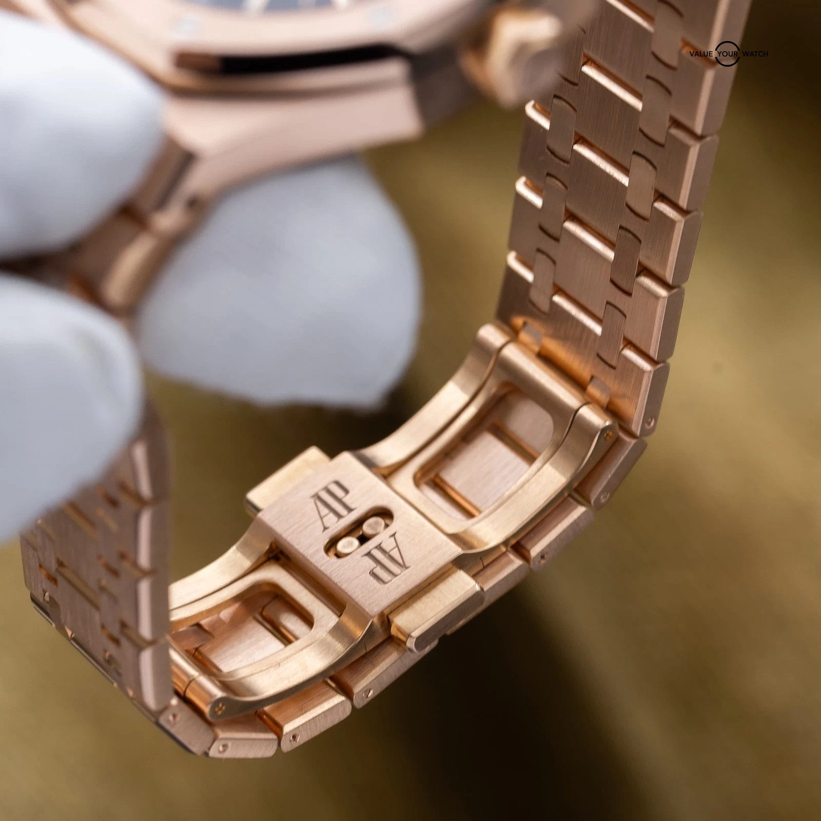 Audemars Piguet Royal Oak 41mm AP 15400OR Rose Gold Black Dial Full Set - Image 14