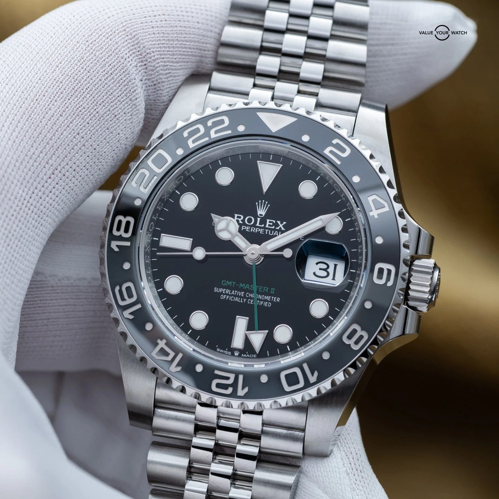 2025 Rolex GMT Master II "Bruce Wayne" 40mm Jubilee - 126710GRNR Complete Set - Image 14