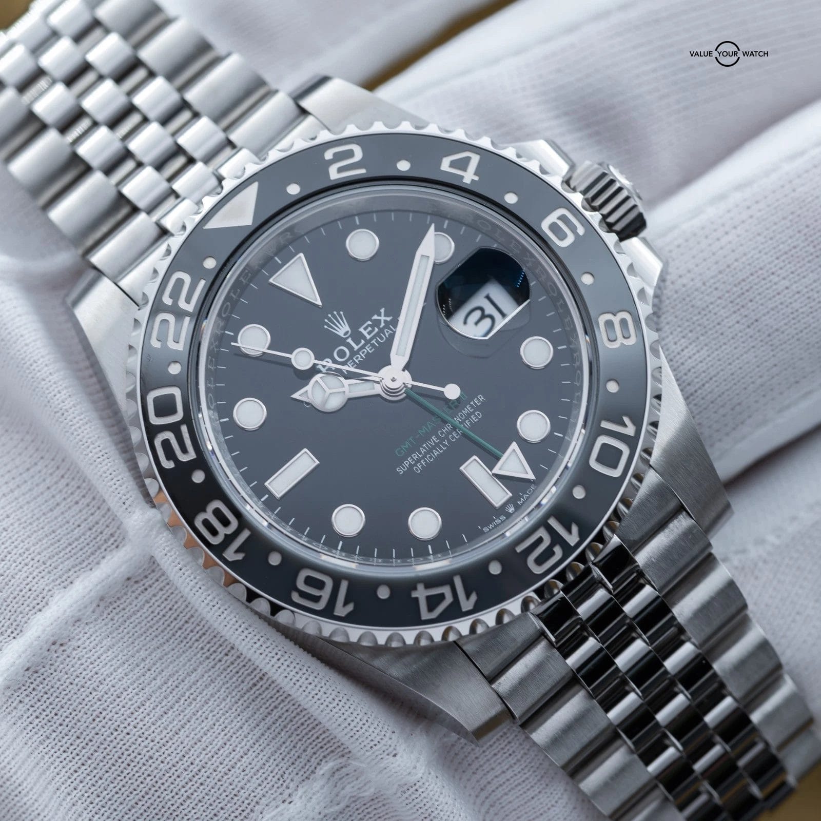 2025 Rolex GMT Master II "Bruce Wayne" 40mm Jubilee - 126710GRNR Complete Set - Image 15