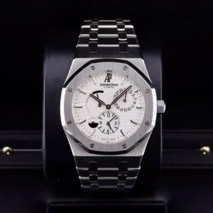 Audemars Piguet Royal Oak Dual Time – 26120ST.OO.1220ST.01 White AP Watch