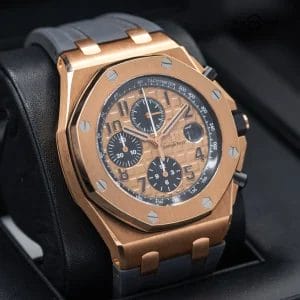 Audemars Piguet Royal Oak Offshore in 18k Rose Gold 42mm Champagne 2017 Full seT