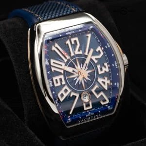 Franck Muller Vanguard Yachting, 45mm Special edition with Gold accents Full set