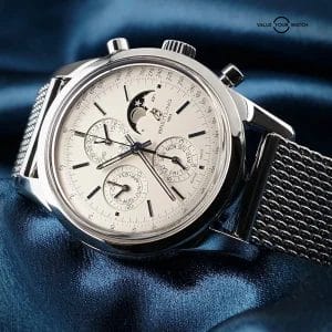 Breitling Transocean Chronograph 1461 – Moonphase A19310 43mm – Steel Bracelet
