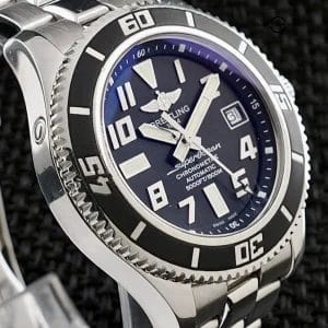 Breitling Superocean A17364 – Black 42mm – Steel Bracelet, Full Set, Extra Strap