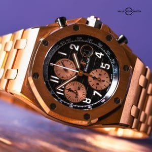 Audemars Piguet “Royal Oak Offshore Chronograph Full Brick” | Ref. 26470OR.OO.1000OR.03 | 42mm | Black Dial | Rose Gold | Full Set |