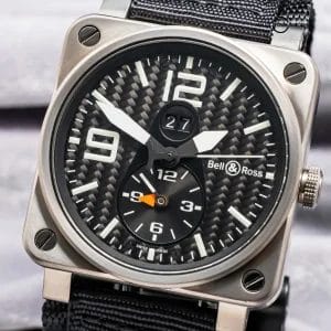 Bell & Ross BR 03-51 GMT Carbon Fiber Titanium 42 mm BR-03-51-GMT