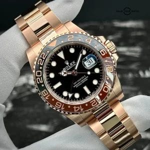 2022 Rolex GMT-Master II Root Beer NEW UNWORN 126715CHNR Rose Gold 40mm