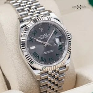 Rolex Datejust 41mm, Wimbledon dial Jubilee bracelet! Ref. 126334