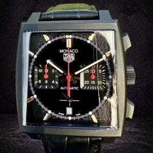 2023 Tag Heuer Monaco Chronograph “Dark Lord” S.E. 39MM Black (CBL2180.FC6497)