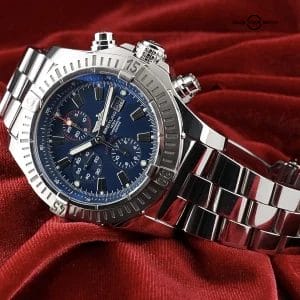Breitling Super Avenger 48mm, A13370 -Steel Bracelet | Blue Dial | Extra Strap