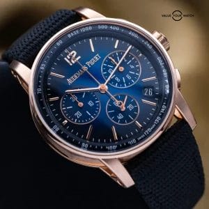 Audemars Piguet Code 11.59 Chrono 41mm Rose Gold AP Smoked Blue 26393OR Full Set
