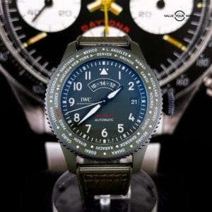 IWC Pilot’s Watch Timezoner Top Gun Woodland Ceramic 46mm IW395601 Full Set