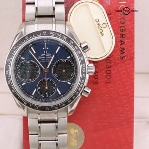 Omega Speedmaster Racing Blue 326.30.40.50.03.001 w Pictograms