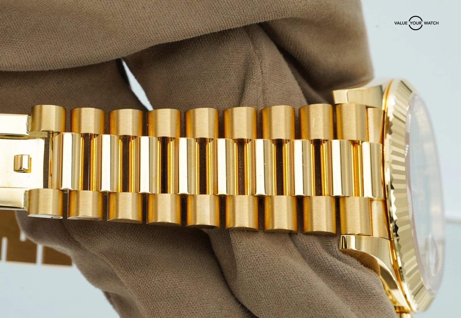 Rolex Day-Date President 228238 40mm Green Roman Dial 18K Yellow Gold Box/Papers - Image 9