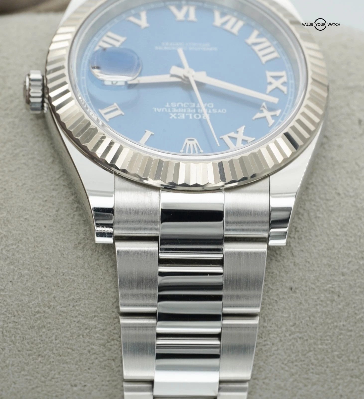 Rolex Datejust 41mm 126334 Blue Roman Dial Stainless Steel Oyster Box/Papers! - Image 11