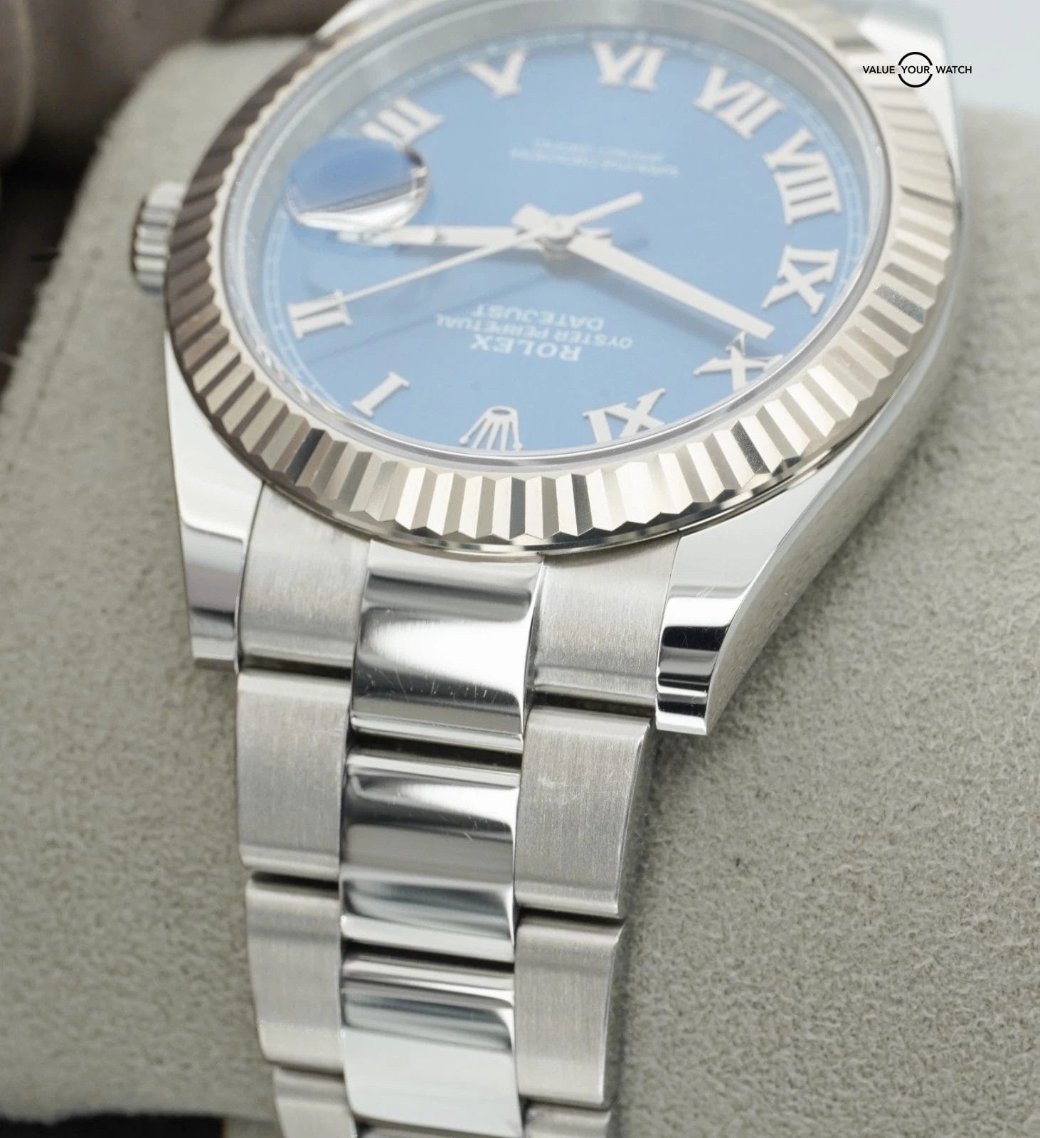 Rolex Datejust 41mm 126334 Blue Roman Dial Stainless Steel Oyster Box/Papers! - Image 17